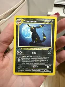Pokemon Umbreon Holo Card 13/75 Neo Discovery 1995-2001 - Image 1