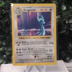 Pokemon TCG Dragonair Base Set 18/102 Regular Rare Shadowless Card - Image 1