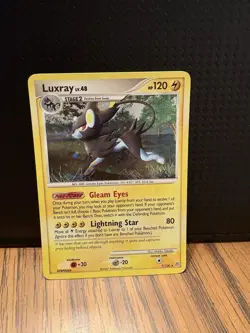 Luxray Holo Rare Pokemon TCG Card 7/130 Diamond & Pearl Base Set - Image 1