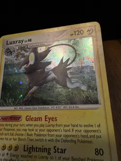Luxray Holo Rare Pokemon TCG Card 7/130 Diamond & Pearl Base Set - Image 5