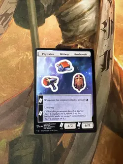 MTG Unfinity Phyrexian Midway Bamboozle #18 Regular Token - Image 1