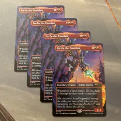 4x Zo-Zu the Punisher MINT 26 Secret Lair Countdown SLC MTG Rare Unplayed Reg x4 - Image 1