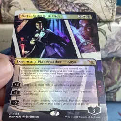 Kaya, Spirits' Justice #0335 (Borderless) [Murders at Karlov Manor] FOIL NM - Image 2