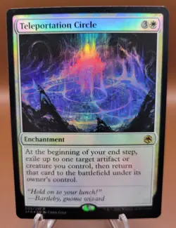FOIL Teleportation Circle x1 MTG AFR Forgotten Realm Magic Light Play LP English - Image 1