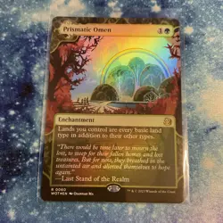 Prismatic Omen (FOIL) x1 - MTG Wilds of Eldraine: Enchanting Tales WOT #60 - Image 1