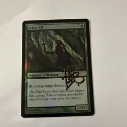 MTG: Arbor Elf - Worldwake - Foil - Shadow Signed by RK Post - NM - CEDH - Image 1