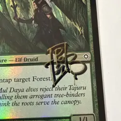MTG: Arbor Elf - Worldwake - Foil - Shadow Signed by RK Post - NM - CEDH - Image 2