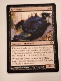 Tar Fiend - Shards of Alara Magic the Gathering MTG Nice! - Image 1