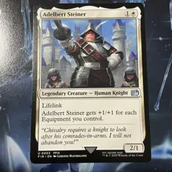 Adelbert Steiner - Final Fantasy - NM - MTG Magic - Uncommon - Creature - Image 1