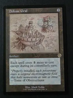 Defense Grid (Schematic) The Brothers' War: Retro Frame Artifacts Regular - Image 1