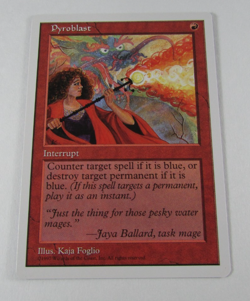 MAGIC THE GATHERING 5TH EDITION PYROBLAST NM ENGLISH MTG - Image 1