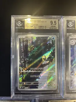 BGS 9.5 Pokemon Card 151 Japanese Ar Art Rare 5Card Set Bulk Different Types - Image 2