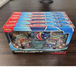 Pokemon Greninja EX & Kingdra EX Special Collection Box Factory Sealed LOT OF 5 - Image 1