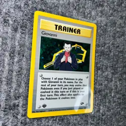 Vintage Pokemon - Gym Challenge - Giovanni 1st Edition - 18/132 Rare - NM/Mint - Image 3