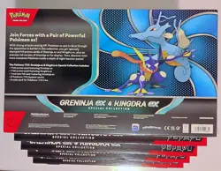 Pokemon Greninja ex & Kingdra ex Special Collection x 5 Box LOT 8 Packs Each - Image 3
