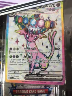 Pokemon TCG Prismatic Evolutions Premium Figure Collection Box Sealed (11 packs) - Image 4