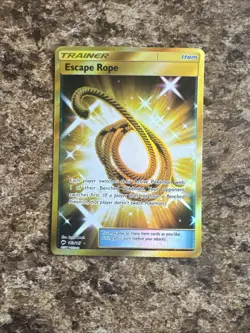 Pokemon - Escape Rope - Burning Shadows 163/147 - Secret HOLO - LP - Image 1
