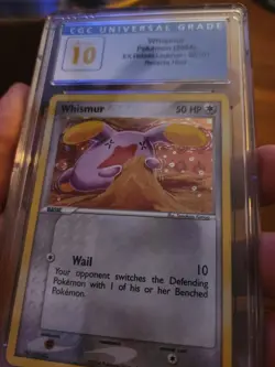 (POP 5) CGC 10 PRISTINE Pokemon EX Hidden Legends Reverse Holo Whismur 82/101 - Image 2