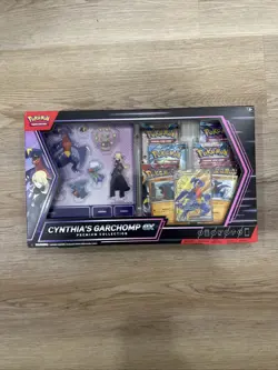 Pokemon TCG: Cynthia’s Garchomp ex Premium Collection box Sealed - Image 1