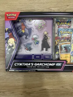 Pokemon TCG: Cynthia’s Garchomp ex Premium Collection box Sealed - Image 2