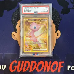 PSA 8 NEAR MINT 2023 Pokemon Mew 151 MEW EX #205 Hyper Rare - Image 1