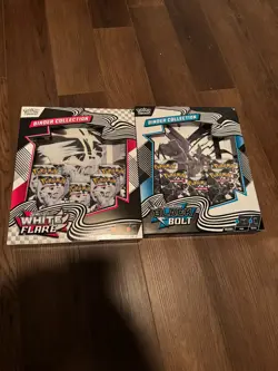 Pokemon TCG Black Bolt White Flare Binder Collection Combo (Set of 2) NEW SEALED - Image 1