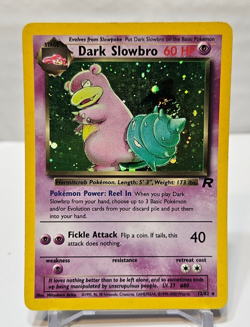 Dark Slowbro 12/82 Holo Rare Unlimited Team Rocket *SWIRL* Pokemon 779 - Image 1