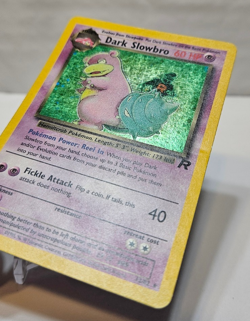 Dark Slowbro 12/82 Holo Rare Unlimited Team Rocket *SWIRL* Pokemon 779 - Image 2