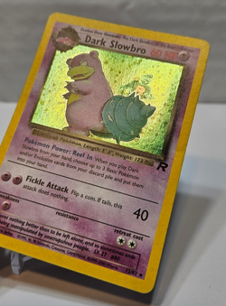 Dark Slowbro 12/82 Holo Rare Unlimited Team Rocket *SWIRL* Pokemon 779 - Image 3