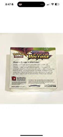 Pokemon Sword and Shield Vivid Voltage Booster Box (PLEASE READ DESCRIPTION) - Image 4
