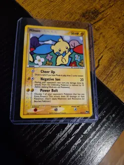 Pokemon TCG Pop Series 3 Minun 4/17 Rare Holo - LP - Image 1