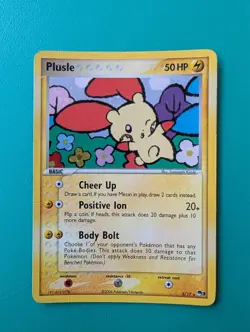 2006 Pokemon POP Series 3 Plusle #5/17 Holo MP - Image 1