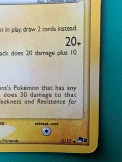 2006 Pokemon POP Series 3 Plusle #5/17 Holo MP - Image 4