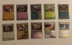 LOT OF 10 Pokemon TCG Prismatic Evolutions - Reverse Holos + Holos MINT! - Image 1