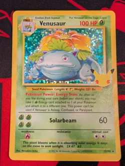 Pokemon Celebrations Venusaur 15/102 Classic Collection Holo Near Mint - Image 1