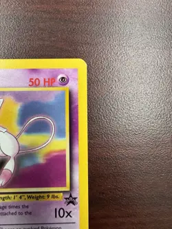 Pokemon TCG: 1999-2000 Vintage Rare -- Mew Promo #8 WOTC Black Star LP - Image 4