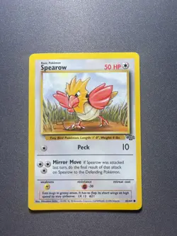Pokemon TCG Spearow Jungle 62/64 Regular 1999-2000 Wizards Base Set - Image 1