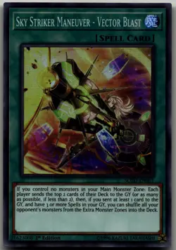 Sky Striker Maneuver - Vector Blast Super Rare Soul Fusion SOFU-EN061 LP - Image 1