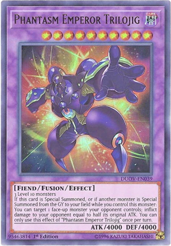 YUGIOH ~ PHANTASM EMPEROR TRILOJIG ~ 1ST EDITION ULTRA RARE ~ DUOV-EN039 - Image 1