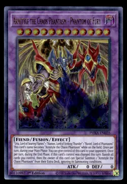 Yu-Gi-Oh TCG Phantom Rage #PHRA-EN035 Armityle the Chaos Phantasm UR,1st Ed. NM - Image 1