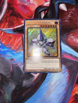 Yugioh! Elemental Hero Neos BLMM-EN003 Secret Rare 1st Edition Near Mint - Image 1