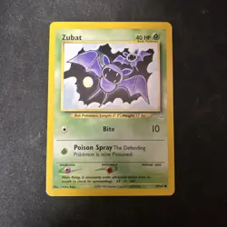 Pokemon Zubat Neo Revelation 59/64 Common Card Vintage 2001 WOTC D7 - Image 1
