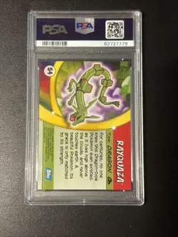 PSA 9 Near Mint 2004 Topps Pokemon Advanced Challenge Rayquaza Card #54 - Image 3