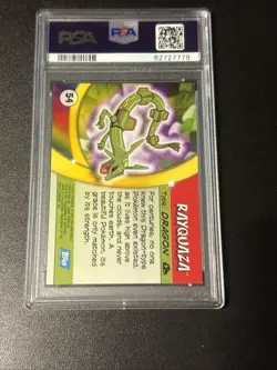 PSA 9 Near Mint 2004 Topps Pokemon Advanced Challenge Rayquaza Card #54 - Image 4