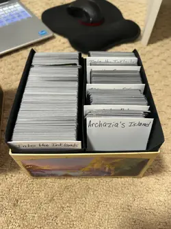 Disney Lorcana Bulk Lot w/ two empty Into the Inkland boxes - total cards: 1178 - Image 1