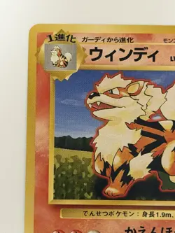 ARCANINE No. 059 Base Set old back Japanese Pokemon Card From Japan - Image 2