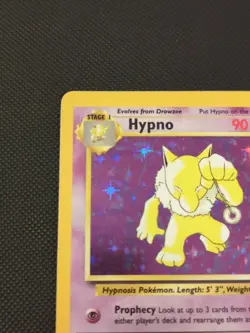 Pokemon TCG Hypno English LP/MP 8/62 Fossil Holo Rare Vintage Card - Image 2