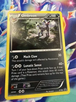Pokemon TCG Umbreon Black Star Promo XY96 Cosmos Holo Promo Card - Image 1