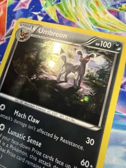 Pokemon TCG Umbreon Black Star Promo XY96 Cosmos Holo Promo Card - Image 4