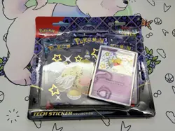 2024 Pokemon Paldean Fates Greavard Tech Sticker Blister 3 Boosters + Promo Card - Image 1